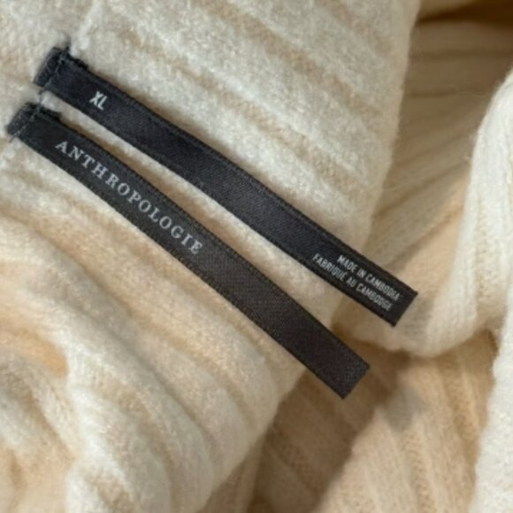 Brand New by Anthropologie The Tessa Off-The-Shoulder Puff-Sleeve Sweater - Picture 8 of 11